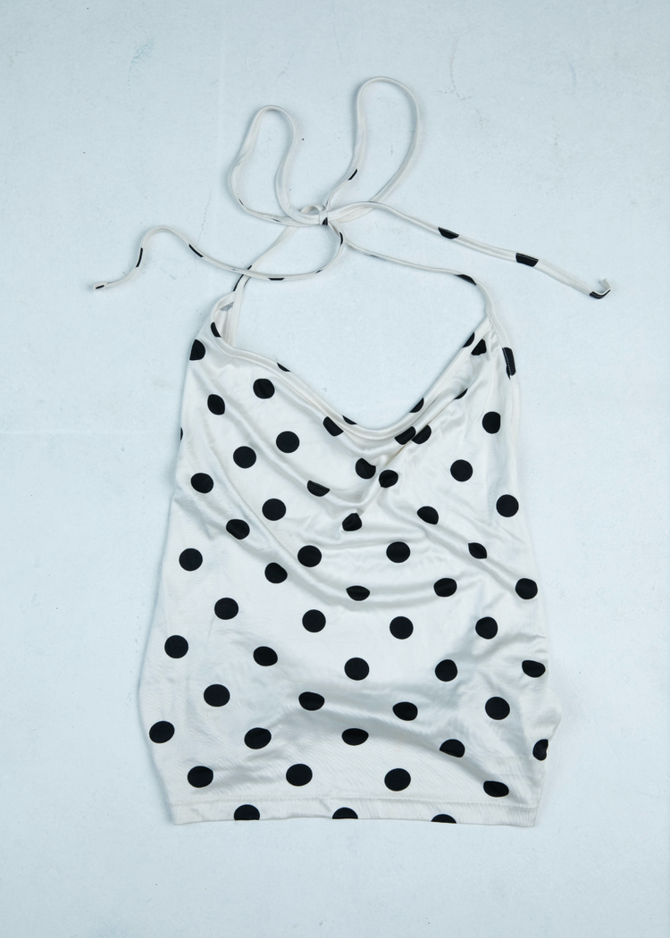 Bit top in polka dot flat photo
