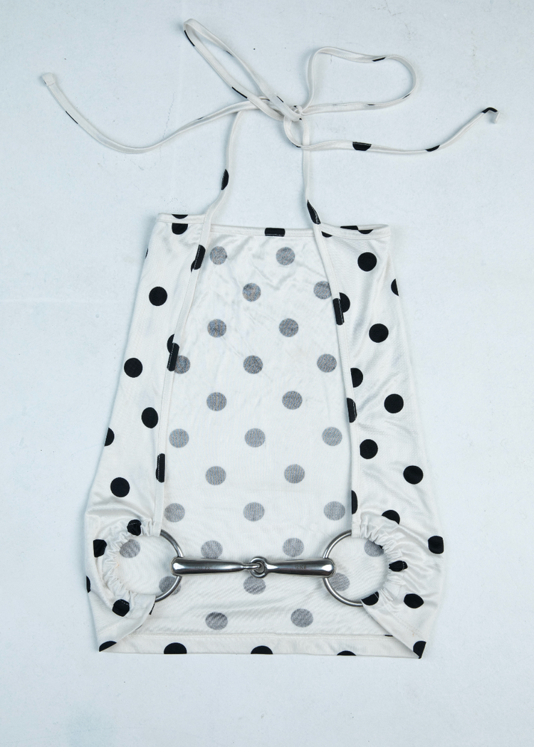 Bit top in polka dot flat photo