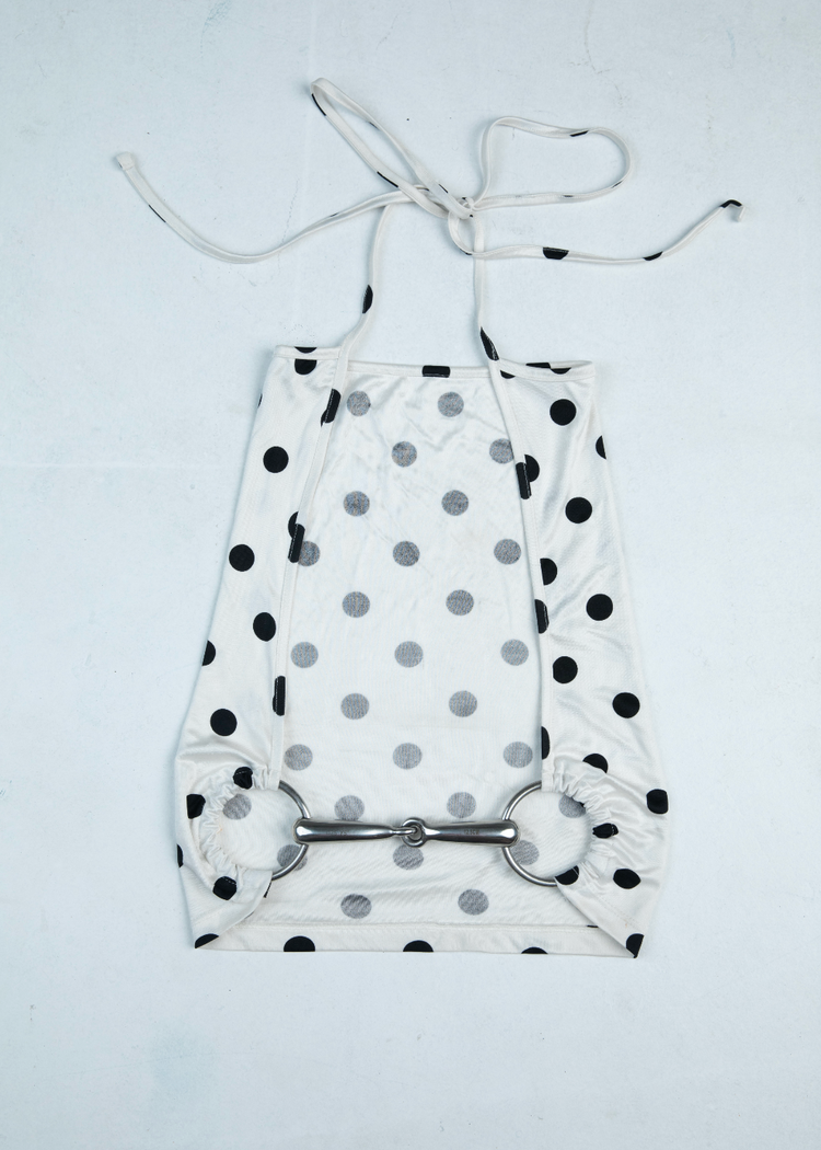 Bit top in polka dot flat photo